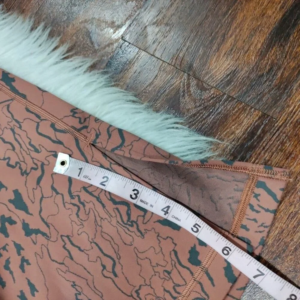 Lululemon Align Flared Bark Camo Pant Stretchy Comfy Workout Leggings - Picture 10 of 12